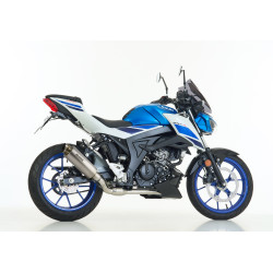 Shark Uitlaatsysteem SCR-4 | Zilver | Suzuki GSX-R125/GSX-S125