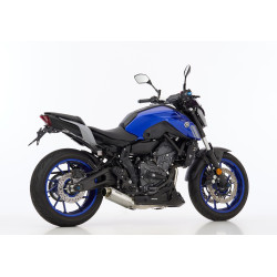 Shark Uitlaatsysteem SCR-4 | Zilver | Yamaha MT-07/XSR700 & Tracer 7/GT & XSR700 Legacy/XTribute