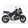 Shark Uitlaat SRC-4 | Zilver | Honda NC750D Integra & NC750S/NC750X