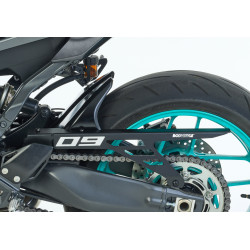 Bodystyle Hugger Achterzijde + Kettingbeschermer (alu) | Blauw | Yamaha MT-09/SP