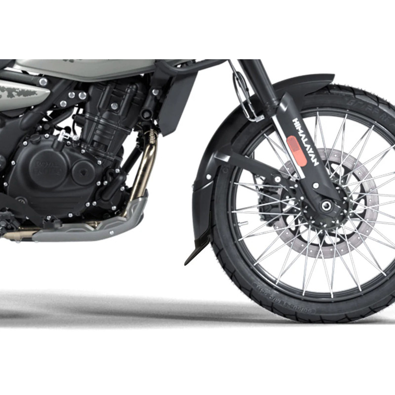 Bodystyle Spatbordverlenger Voorzijde | Mat zwart | Royal Enfield 450 Himalayan