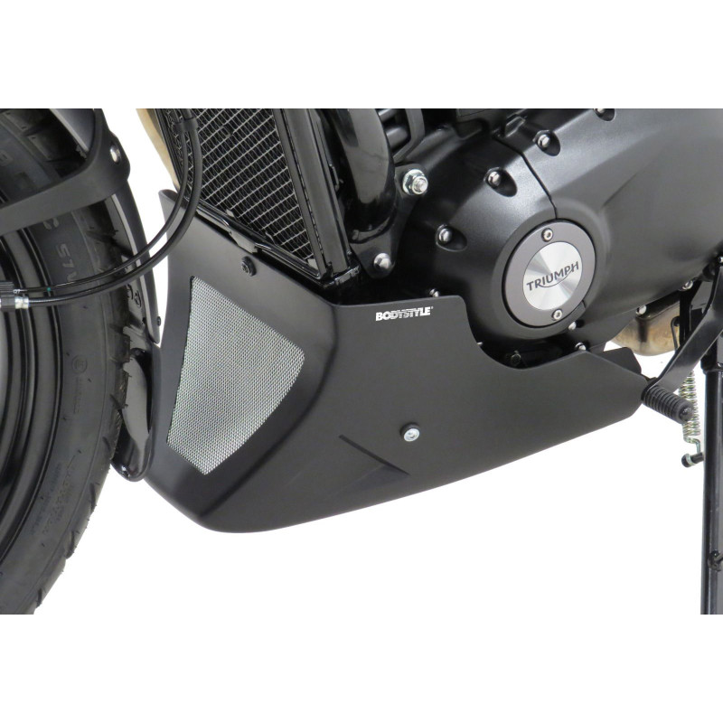 Bodystyle Belly Pan | Mat zwart | Triumph Scrambler 400 X