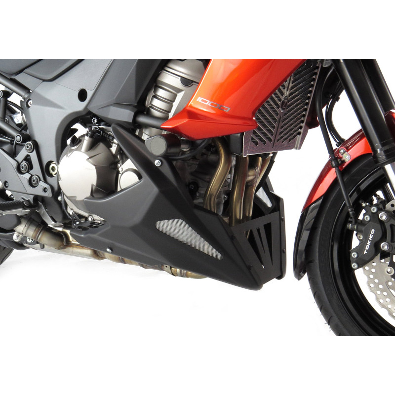 Bodystyle Belly Pan | Mat zwart | Kawasaki Versys 1000/1100 & Versys 1100 SE