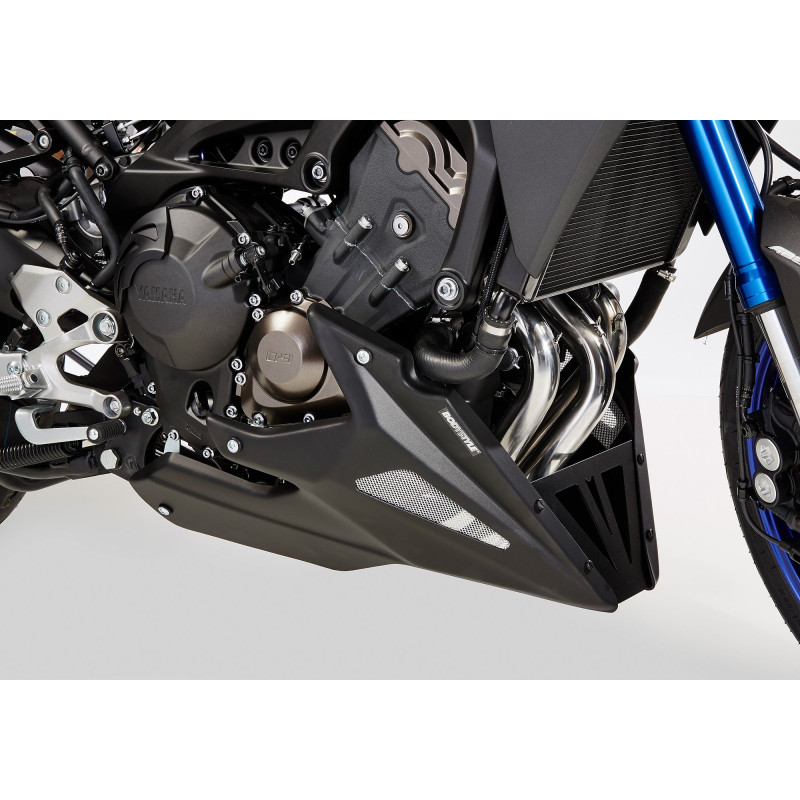 Bodystyle Belly Pan | Mat zwart | Triumph Street Triple 765 R/RS & Street Triple S 660 & Street Triple/R/RS