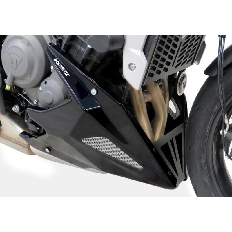 Bodystyle Belly Pan | Mat zwart | Triumph Tiger Sport 660/800 & Trident 660
