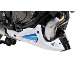 Bodystyle Belly Pan | Wit/Blauw | Yamaha XSR700/Legacy/XTribute
