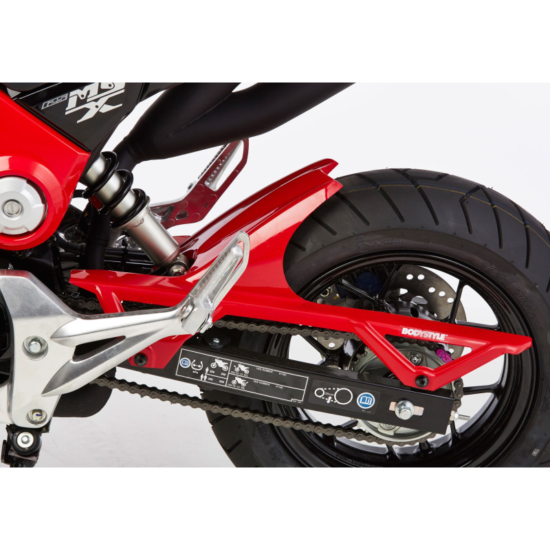 Bodystyle Hugger Achterzijde | Rood | Honda MSX125