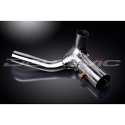 Delkevic De-cat Link Pipe | Silver | Suzuki 1000 GSX-R