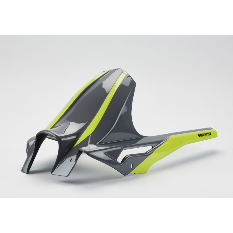 Bodystyle Hugger Achterzijde | Grijs/Geel | Yamaha MT-07