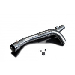 Delkevic De-kat Linkpijp | Zilver | Yamaha 1000 YZF R1