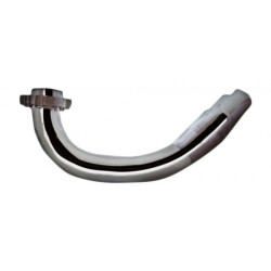 Delkevic Mid Pipe | Silver | Suzuki 750 GT
