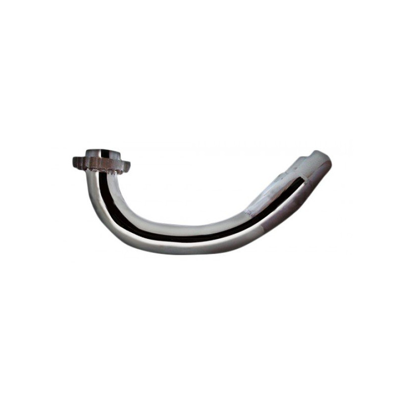 Delkevic Mid Pipe | Silver | Suzuki 750 GT