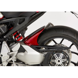 Bodystyle Hugger Achterzijde + Kettingbeschermer (alu) | Rood | Honda CB1000R