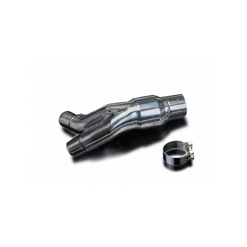 Delkevic De-Kat Linkpijp | Zilver | Yamaha 1000 YZF R1