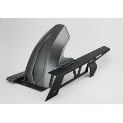 Bodystyle Hugger Achterzijde + Kettingbeschermer (alu) | Mat grijs | Honda CB750 Hornet