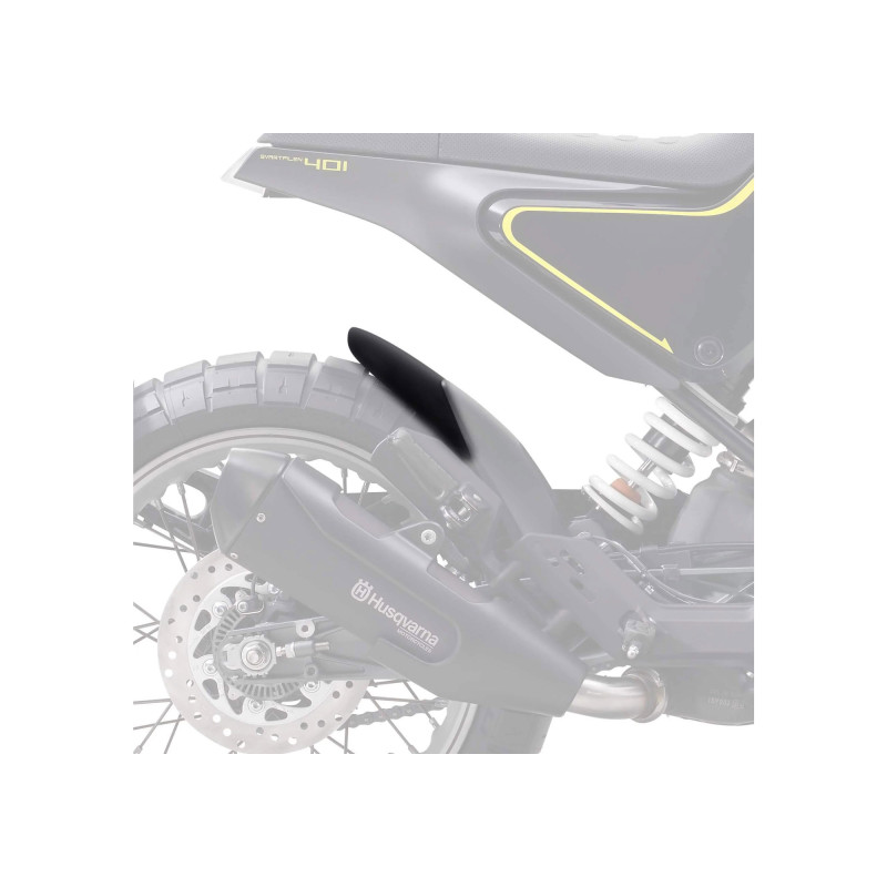 Bodystyle Hugger Achterzijde | Mat zwart | Husqvarna 125/401 Svartpilen & 401 Vitpilen & Vitpilen 401