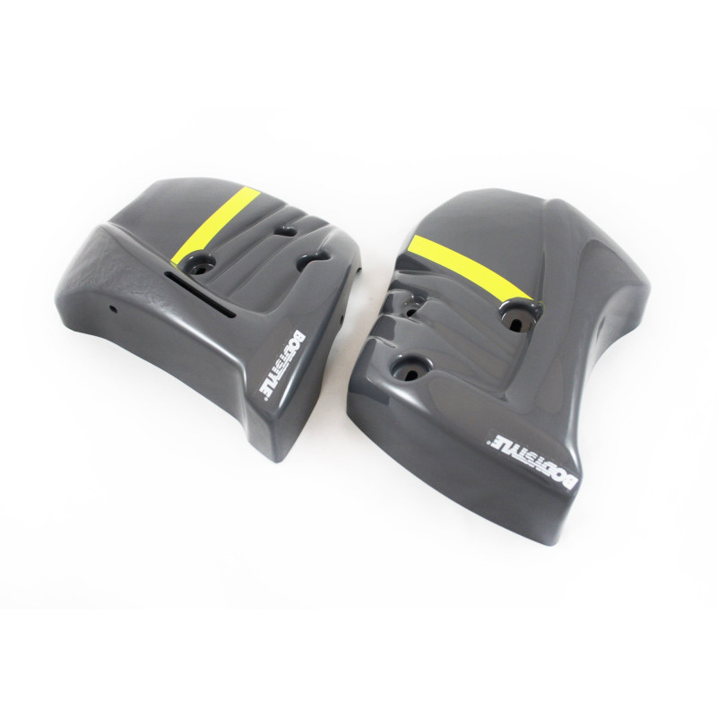 Bodystyle Radiator Zij Cover | Grijs/Geel | Yamaha MT-10 SP & MT10