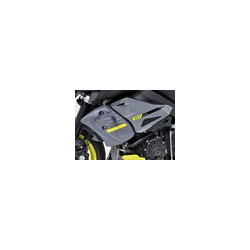 Bodystyle Radiator Zij Cover | Grijs/Geel | Yamaha MT-10 SP & MT10