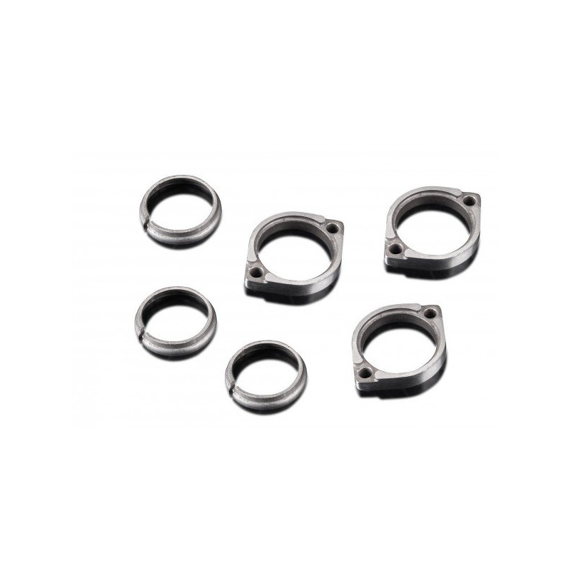 Delkevic Flange Set | Silver