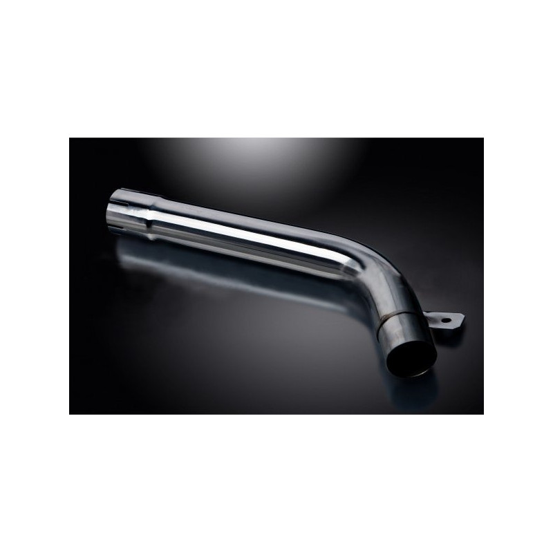 Delkevic De-Cat Link Pipe | Silver | Yamaha 600 FZ6 (+ Fazer)/600 FZ6 S2 (+Fazer)