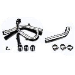 Delkevic De-Cat Link Pipe | Silver | Suzuki DL1000 V-Strom
