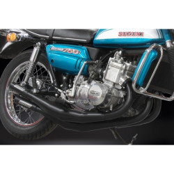 Delkevic Exhaust System | Black | Suzuki 750 GT