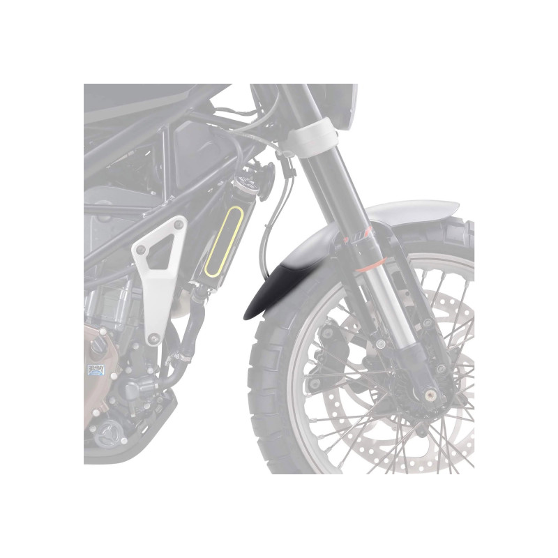 Bodystyle Spatbordverlenger Voorzijde | Mat zwart | Husqvarna 125 Vitpilen & 125/401 Svartpilen & Vitpilen 401