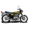 Delkevic Uitlaatsysteem 4-1 Classic Megaphone | Zilver | Honda CB350F