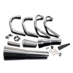 Delkevic Exhaust System 4-1 Classic Megaphone | Silver | Honda CB400F