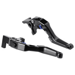 Voigt-MT Rem en Koppeling hendel Kort | Benelli Leoncino 800 - Zwart/blauw