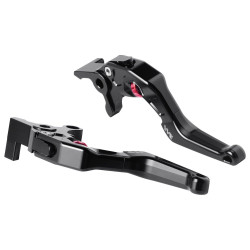 Voigt-MT Rem en Koppeling hendel Kort | Benelli Leoncino 800 - Zwart/rood