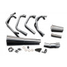Delkevic Exhaust System 4-1 Classic Megaphone | Silver | Honda CB550