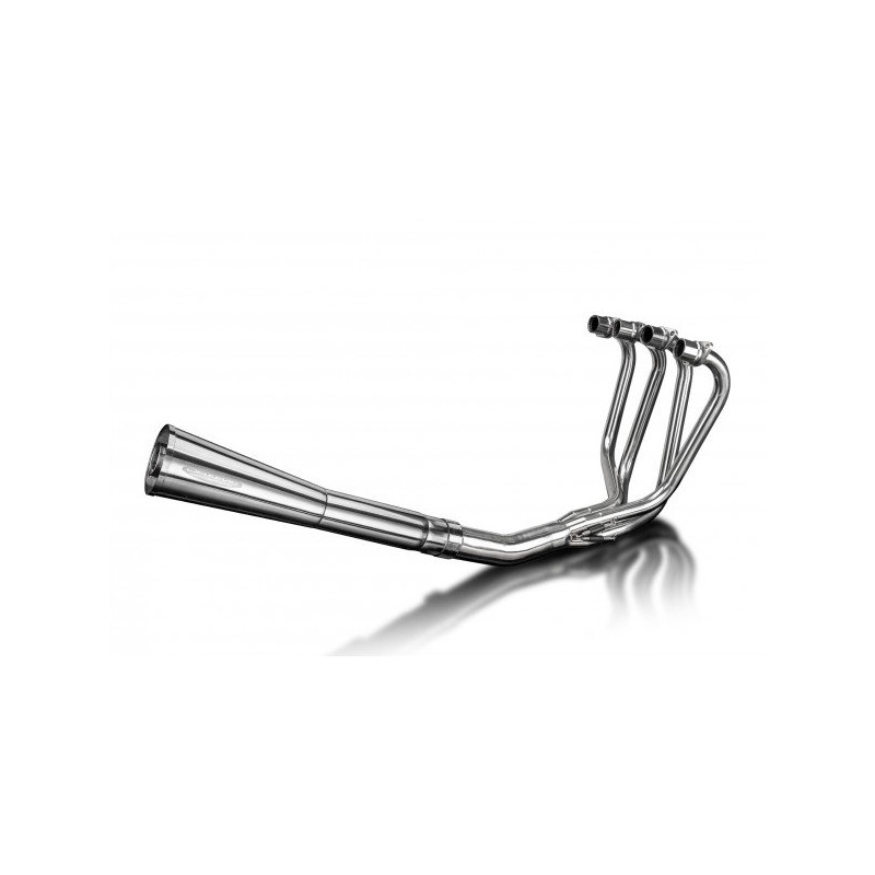 Delkevic Uitlaatsysteem 4-1 Classic Megaphone | Zilver | Honda CB650/CB650C