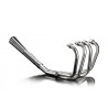 Delkevic Uitlaatsysteem 4-1 Classic Megaphone | Zilver | Honda CB650/CB650C