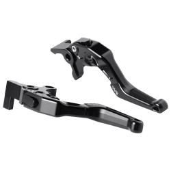 Voigt-MT Rem en Koppeling hendel Kort | Aprilia Tuono V4 1100 Factory/RR - Zwart/zwart