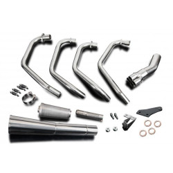 Delkevic Exhaust System 4-1 Classic Megaphone | Silver