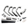 Delkevic Exhaust System 4-1 Classic Megaphone | Silver