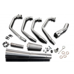 Delkevic Exhaust System 4-1 Classic Megaphone | Silver