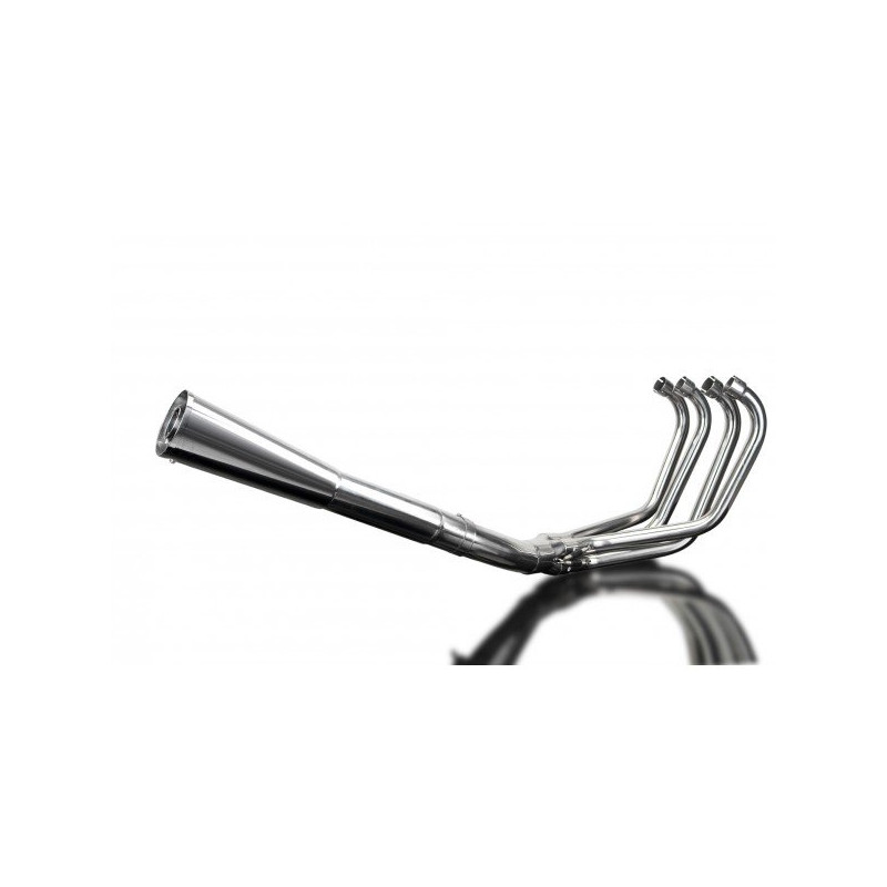 Delkevic Uitlaatsysteem 4-1 Classic Megaphone | Zilver | Honda CB750 K1-K6