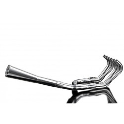 Delkevic Uitlaatsysteem 6-1 Classic Megaphone | Zilver | Honda CBX1000A/CBX1000B Pro Link/CBX1000Z