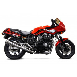 Delkevic Uitlaatsysteem 4-1 Classic Megaphone | Zilver | Honda CBX750F