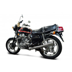 Delkevic Exhaust System 2-1 Classic Megaphone | Silver | Honda 500 CX500