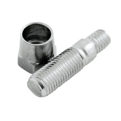 Highsider Spiegel Adapter M10 M10 naar 5/16"UNC | Chroom