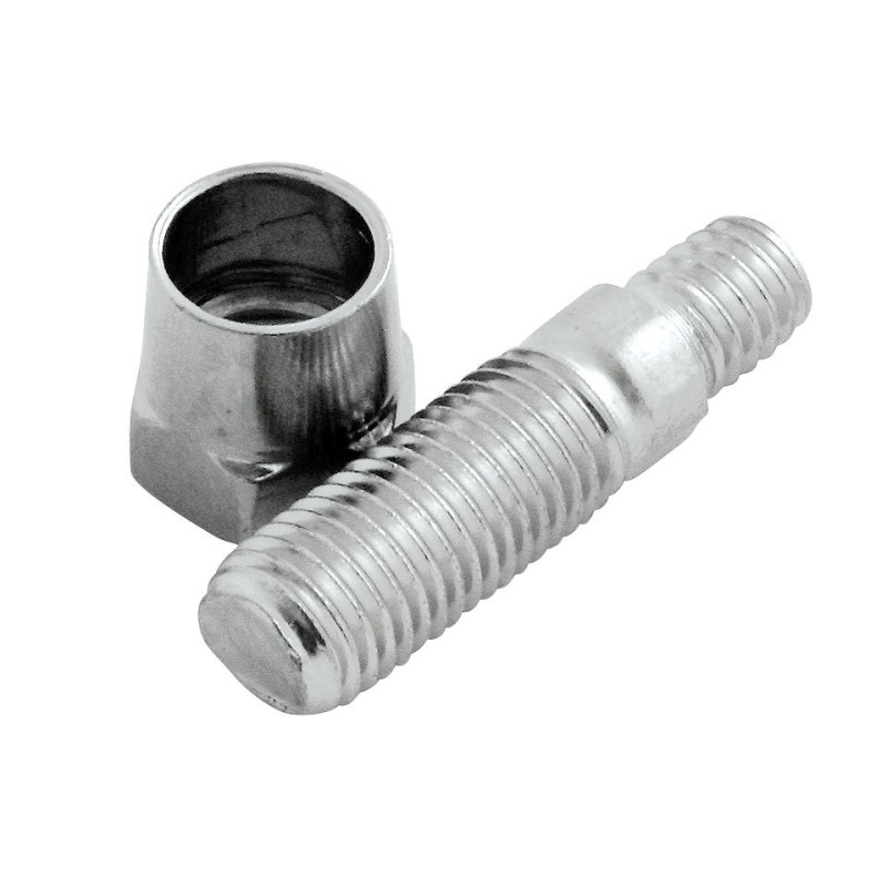 Highsider Spiegel Adapter M10 M10 naar 5/16"UNC | Chroom