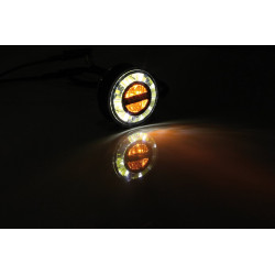 Highsider Knipperlichten + Positielicht LED Rocket | Zwart