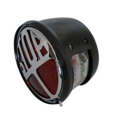 Highsider Smart Achterlicht LED Stop | Zwart/Chroom