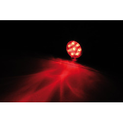 Highsider Smart Achterlicht LED Bates Style Framed | Zwart/Chroom