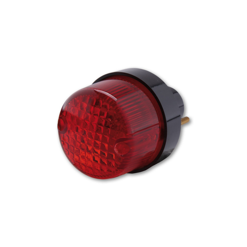 Highsider Smart Achterlicht Rond | Zwart/Rood