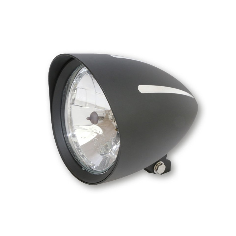 Highsider Koplamp H4 5,75" Classic 1 | Zwart