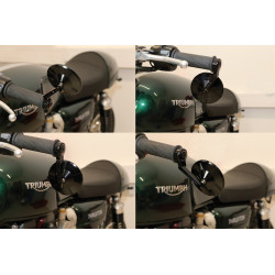 Highsider Stuureind Spiegel Montana 2 | Zwart